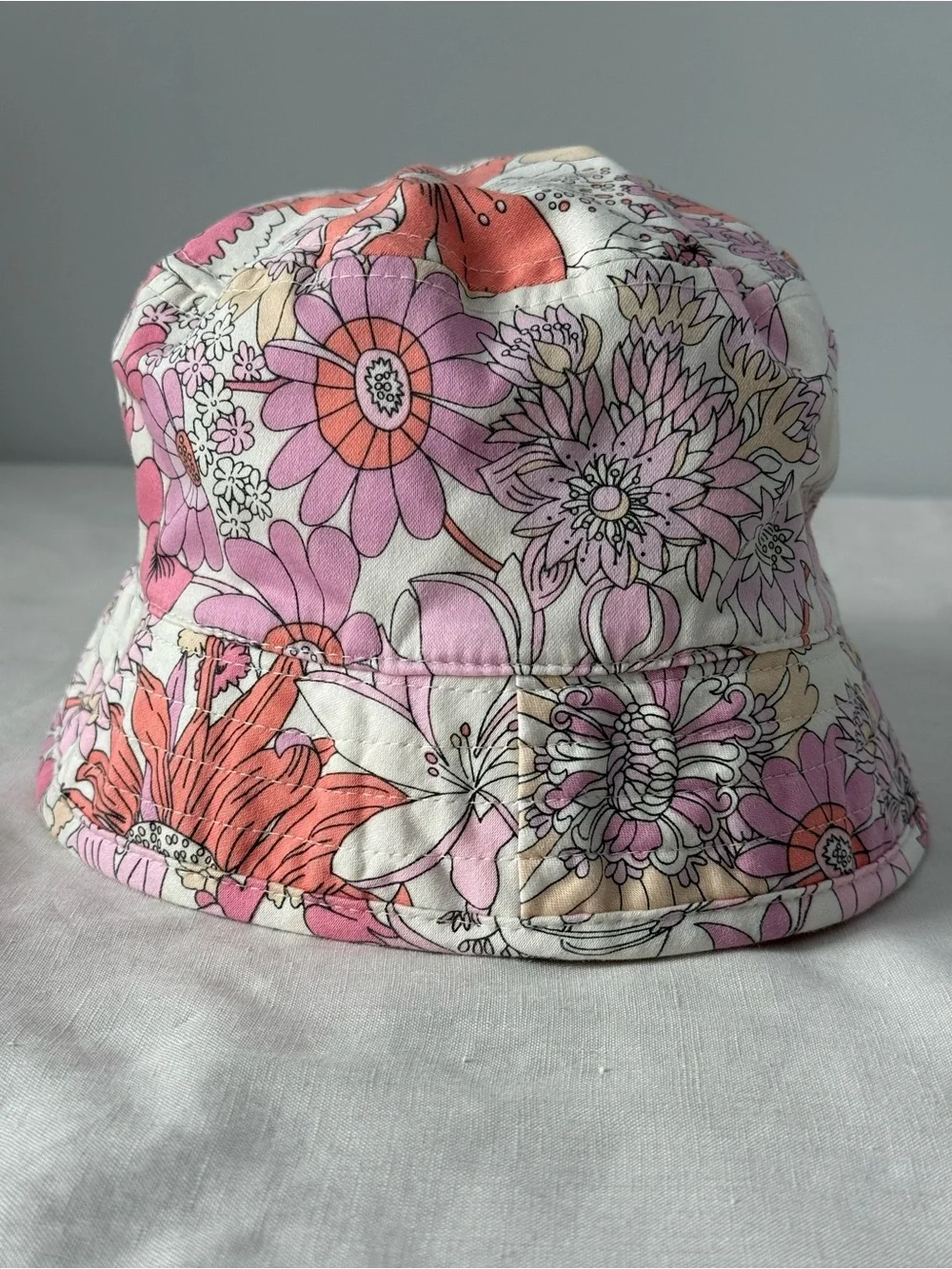 Liberty London x Target Pink Floral Sun Hat - Boho Hippie 70s Floral Bucket Hat